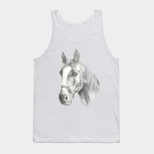 Stunning, realistic drawing of a horse Tank Top